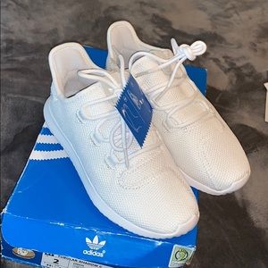Brand new white Adidas size 2-TUBULAR SHADOW